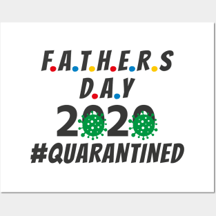 Fathers Day 2020 Quarantined Germs Virus Design Posters and Art